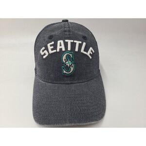 Seattle Mariners New Era 9Twenty Mesh Trucker Snapback Hat Cap MLB Black Blue